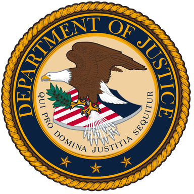 Siegel des Department of Justice